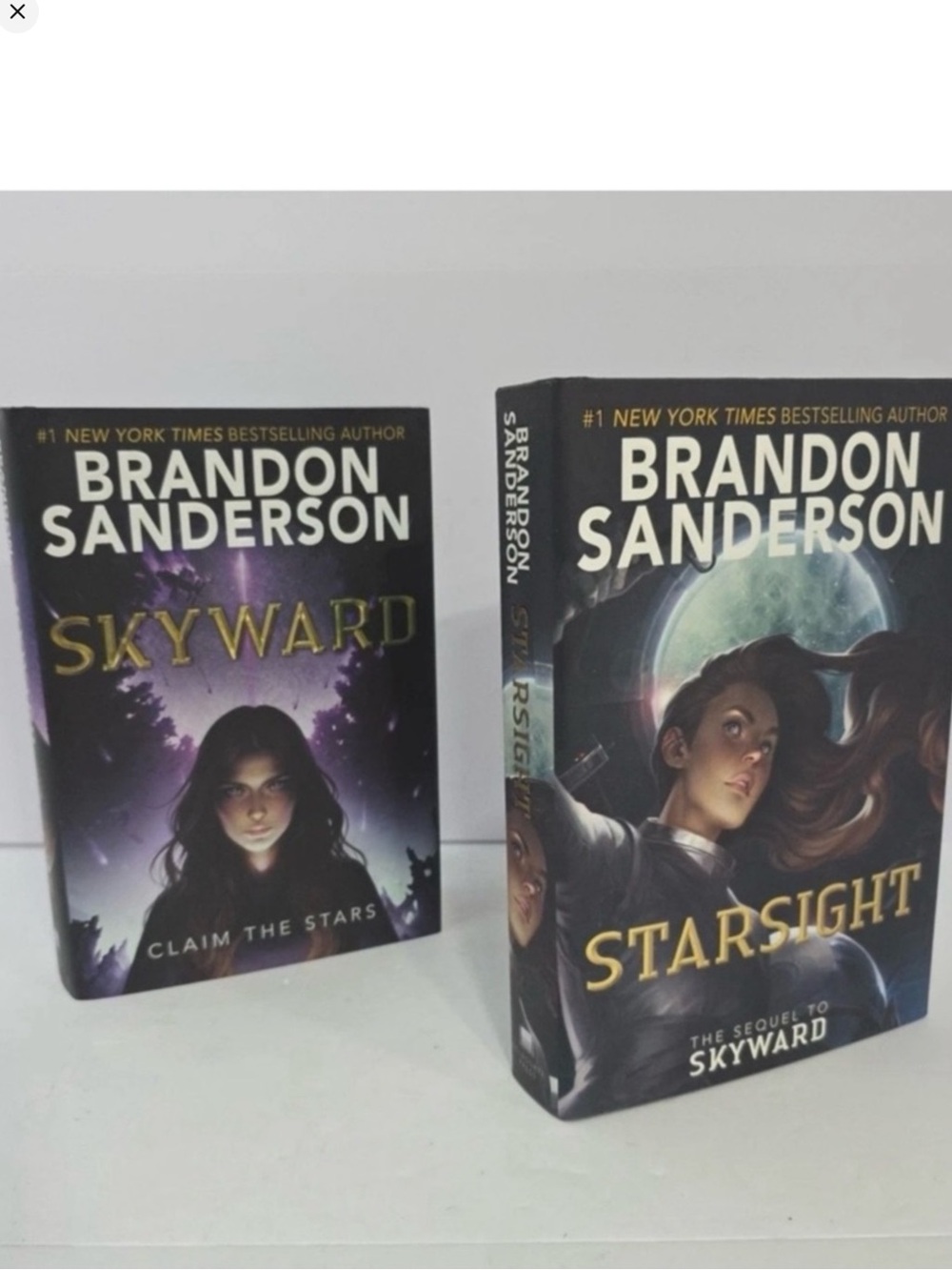 Brandon Sanderson Skyward & Starsight First Edition Hardcover Books